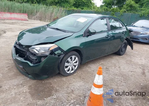 2016 Toyota Corolla Le from USA, damaged, VIN 2T1BURHE3GC566249